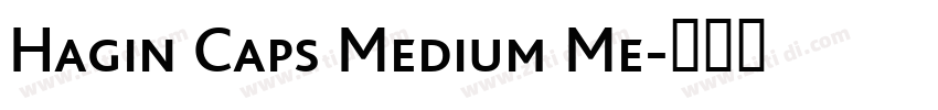 Hagin Caps Medium Me字体转换
